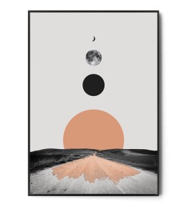 Plakat TO THE MOON