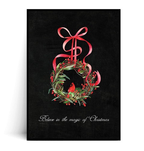 Plakat BELIEVE IN THE MAGIC OF CHRISTMAS czarny.jpg
