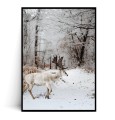 Plakat ZIMOWY RENIFER
