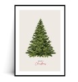 Plakat CHRISTMAS TREE z marginesem