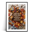 Plakat AUTUMN TREE z marginesem