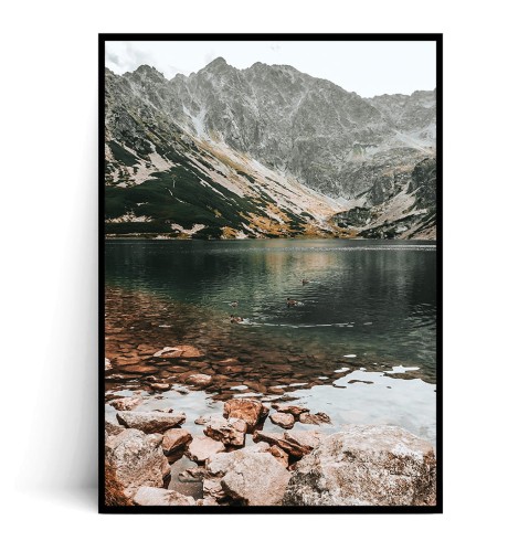 Plakat CZARNY STAW GĄSIENICOWY