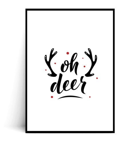 Plakat OH DEER