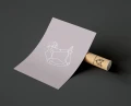 Plakat JOGA MINIMAL no.2 lawendowy