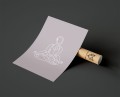 Plakat JOGA MINIMAL no.3 lawendowy