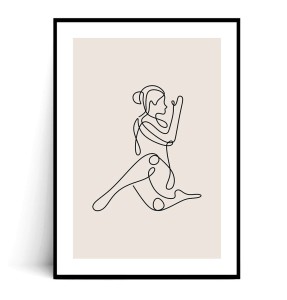 Plakat JOGA MINIMAL no.1 