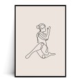 Plakat JOGA MINIMAL no.1