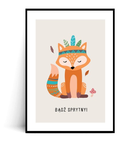 Plakat BĄDŻ SPRYTNY