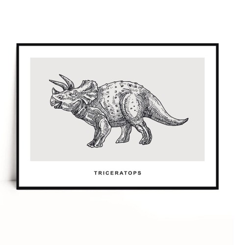 Plakat TRICERATOPS