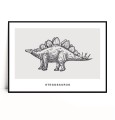 Plakat STEGOSAURUS