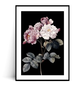 Plakat KWIATY VINTAGE no.2 DARK