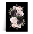 Plakat KWIATY VINTAGE no.3 DARK