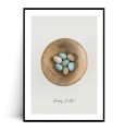 Plakat HAPPY EASTER z marginesem