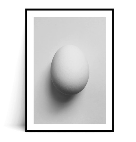 Plakat JAJKO MINIMAL z marginesem