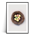 Plakat PISANKI W KOSZYCZKU