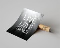 Plakat LIVE LOVE DANCE