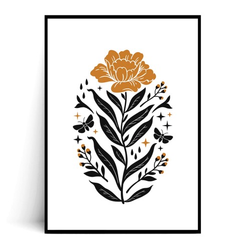 Plakat BOHO KWIAT