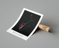 Plakat DRINK WINE FEEL FINE czarny