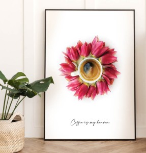 Plakat COFFEE IS MY HEAVEN