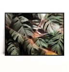 Plakat TROPIKALNE LIŚCIE poziomy