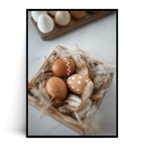 Plakat PISANKI I PIÓRKA