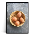 Plakat KOSZYCZEK Z JAJKAMI no.1