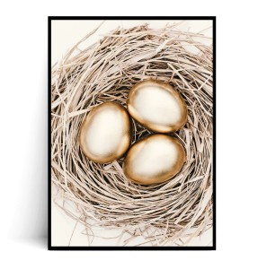 Plakat ZŁOTE PISANKI