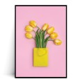 Plakat ŻÓŁTE TULIPANY