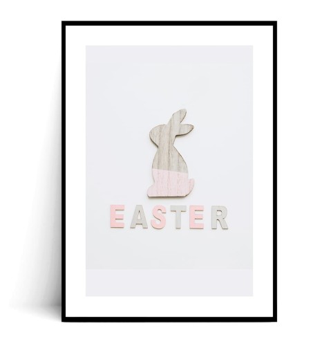 Plakat EASTER Z MARGINESEM