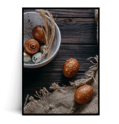 Plakat BRĄZOWE PISANKI