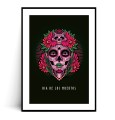 Plakat DIA DE LOS MUERTOS no.2 z marginesem z napisem