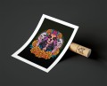 Plakat DIA DE LOS MUERTOS no.3a  z marginesem