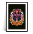 Plakat DIA DE LOS MUERTOS no.3a  z marginesem