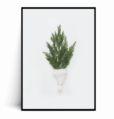Plakat MINIMALISTYCZNA CHOINKA