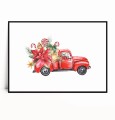 Plakat ŚWIĄTECZNY SAMOCHÓD no.6 poziomy