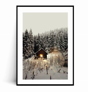 Plakat ZIMOWA CHATKA no.2