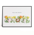 Plakat WELCOME SPRING poziomy