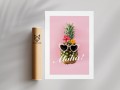 Plakat ALOHA! z marginesem