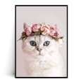 Plakat PORTRET Z KOTEM