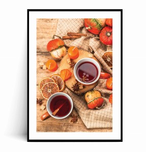 Plakat JESIENNA HERBATKA no.1