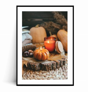 Plakat JESIENNE ŚWIECZKI