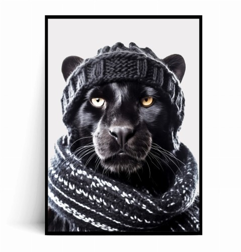 Plakat CZARNA PANTERA W CZAPCE.jpg