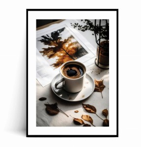 Plakat JESIENNA KAWA W FILIŻANCE no.2