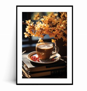 Plakat JESIENNA KAWA W FILIŻANCE no.4