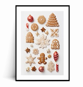 Plakat ŚWIĄTECZNE PIERNICZKI no.2