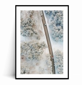 Plakat DROGA PRZEZ ZIMOWY LAS