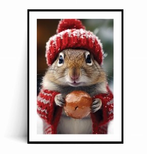 Plakat WIEWIÓRKA W CZAPCE no.2