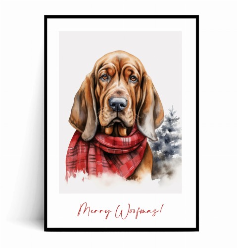 Plakat ŚWIATECZNY PIES no.2 Merry Woofmas.jpg