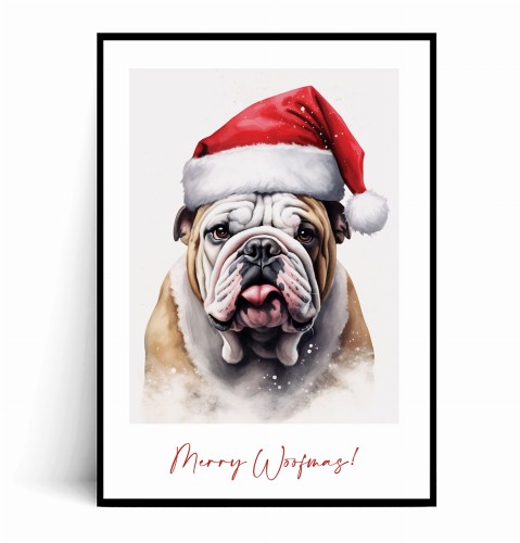 Plakat ŚWIATECZNY PIES no.3 Merry Woofmas.jpg