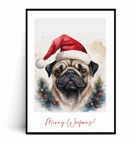 Plakat ŚWIATECZNY PIES no.5 Merry Woofmas.jpg